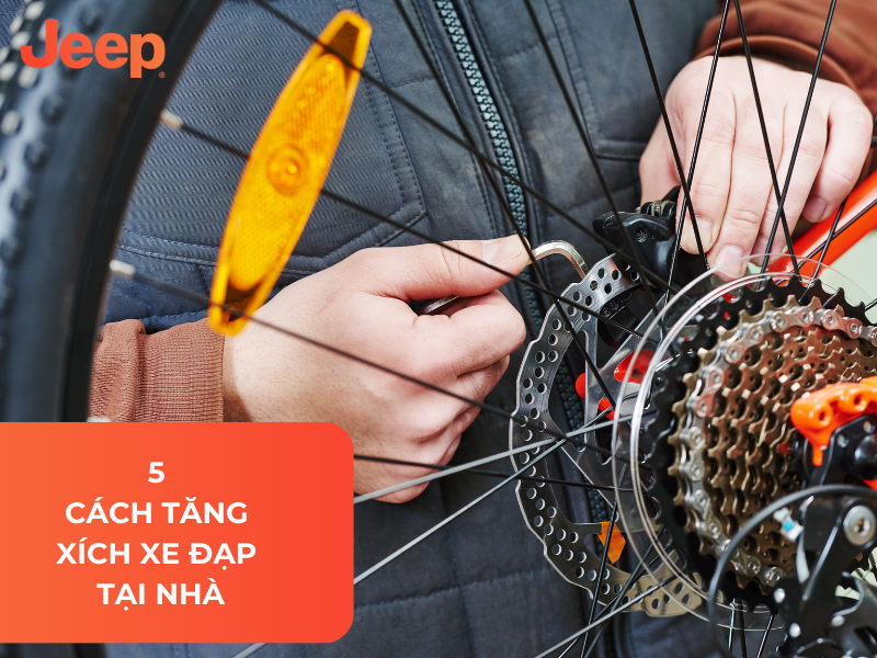 5 Cách Tăng Xích Xe Đạp Tại Nhà