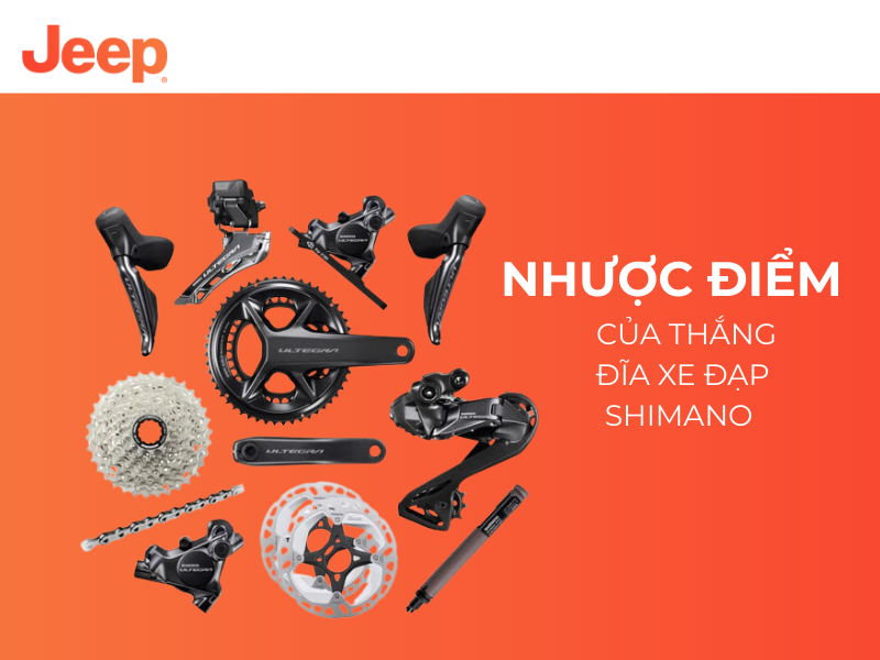 Nhược điểm của thắng đĩa xe đạp Shimano