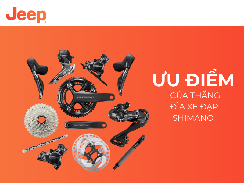 Ưu điểm của thắng đĩa xe đạp Shimano